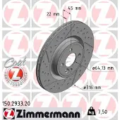 ZIMMERMANN 150.2933.20 Remschijf