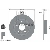 Textar Remschijf 92186403 achter, compleet, 1 stuk