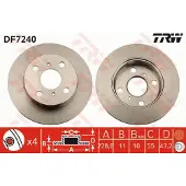 TRW DF7240 Remschijf