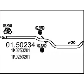 MTS 01.50234 Uitlaat middendemper