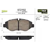 Valeo 872192 Remblokken