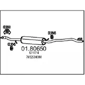 MTS Middendemper 01.80650