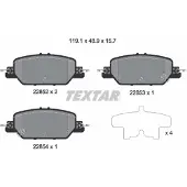 Textar Remblokset 2285201, achter