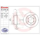 Brembo Remschijf 08.9794.60, 1 Stuk