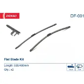 Denso Flatblade Wisserset DF-001 Denso voor o.a. MAZDA, VOLKSWAGEN