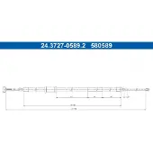 Ate 24.3727-0589.2 Handremkabel