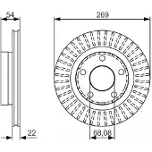 Bosch 0 986 479 A42 Remschijf