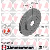 ZIMMERMANN 590.2828.52 Remschijf