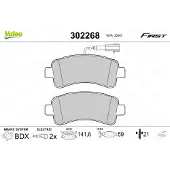 Valeo 302268 Remblokken
