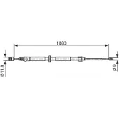 Bosch 1 987 482 302 Handremkabel