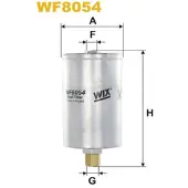 WIX FILTERS WF8054 Brandstoffilter
