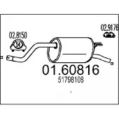MTS 01.60816 Einddemper