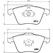 Brembo Remblokken set P 10 012 Brembo voor o.a. OPEL