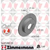 ZIMMERMANN 540.5302.20 Remschijf