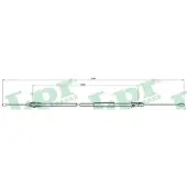 LPR C0404B Handremkabel