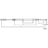 METZGER 10.4611 Handremkabel