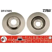 TRW DF4760S Remschijf