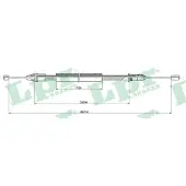 LPR C0401B Handremkabel