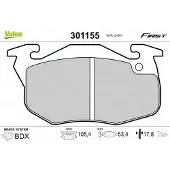 Valeo 301155 Remblokken