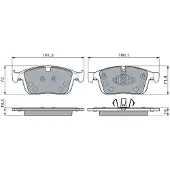 Bosch Remblokset, schijfrem 0 986 460 131