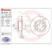 Brembo 08.8727.11 Remschijf