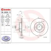 Brembo 09.5033.10 Remschijf