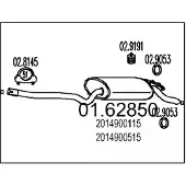 MTS 01.62850 Einddemper