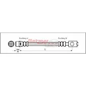 METZGER AUTOTEILE 4116222 Remslang