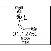 MTS 01.12750 Voorpijp