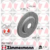 ZIMMERMANN 250.1388.52 Remschijf