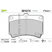 Valeo 301274 Remblokken