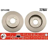 TRW Remschijf DF4498