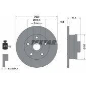Textar 92153800 Remschijf