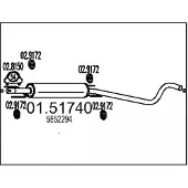 MTS Middendemper 01.51740