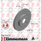 ZIMMERMANN 250.1344.52 Remschijf