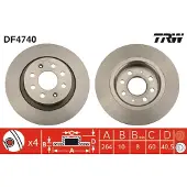 TRW DF4740 Remschijf