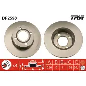 TRW DF2598 Remschijf