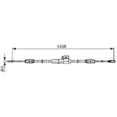 Bosch Kabel, parkeerrem 1 987 482 832