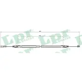 LPR C0059B Handremkabel