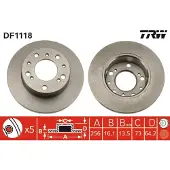 TRW Remschijf DF1118 voorkant, compleet, 1 Stuk
