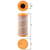 MAHLE ORIGINAL LX 7045 Luchtfilter