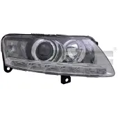 TYC Koplamp rechts 20-12427-16-9 TYC voor o.a. AUDI