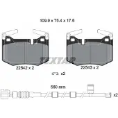 Textar Remblokset 2254201, achter