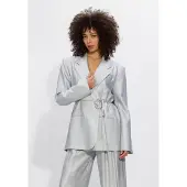 Eleh Dames Blazers Ss260402 - Zilver - Maat 38