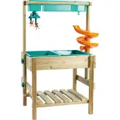 Hape Outdoor Zand-, Modder- en Waterspeeltafel E5600 - Verstelbaar, FSC-hout, vanaf 3 jaar