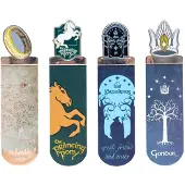 Grupo Erik The Lord of the Rings Boekenleggers – 4-delige Bookmark Set – Fantasy Accessoire