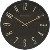 Countryfield -wandklok-Copper 3d- grijs-35 x 35 x4.1 cm