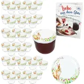 MamboCat 40-delige set weckpot 230 ml TO 82 Osterfreude deksel incl. receptenboekje