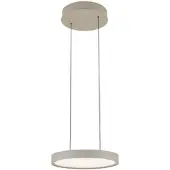 Orion Hanglamp Teide, dimbaar, crème / amber, Woon-/ Eetkamer, Aluminium, Modern