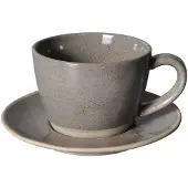 Bricard Albi Koffieset - 12-delig - Keramiek - 160ml - Donkergrijs